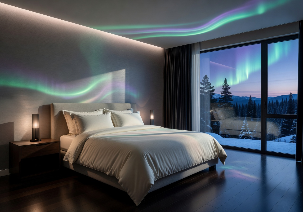 Aurora signature suite bedroom interior